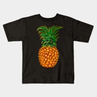 Pineapple painting Kids T-Shirt